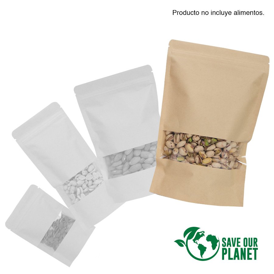 Bolsa doypack 1500ml de papel kraft, para Alimentos · GF Group