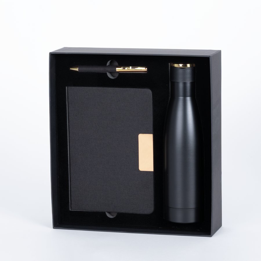 Set de Regalo «EPIC» negro con detalles encobrizados. · GF Group
