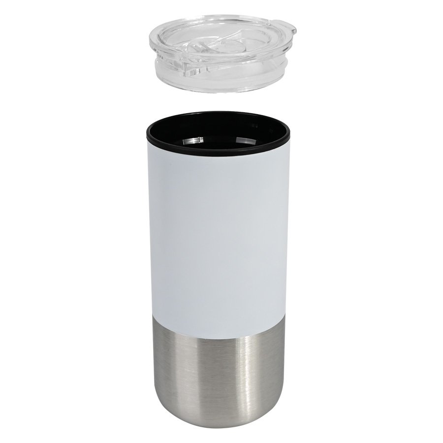 Mug metálico/plástico «THEO» 450cc — vista 3 · GF Group