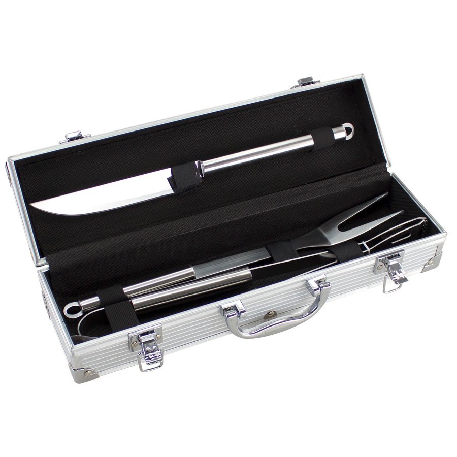 Deluxe BBQ Set Metálico — vista 2 · GF Group