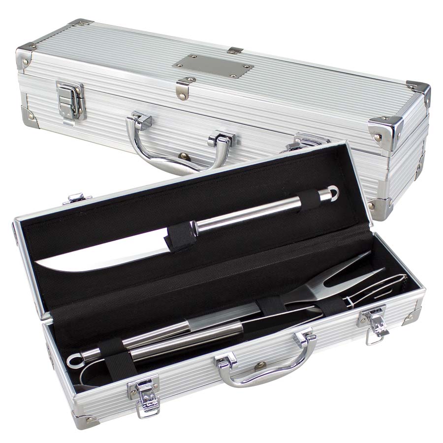 Deluxe BBQ Set Metálico — Kits y sets · GF Group