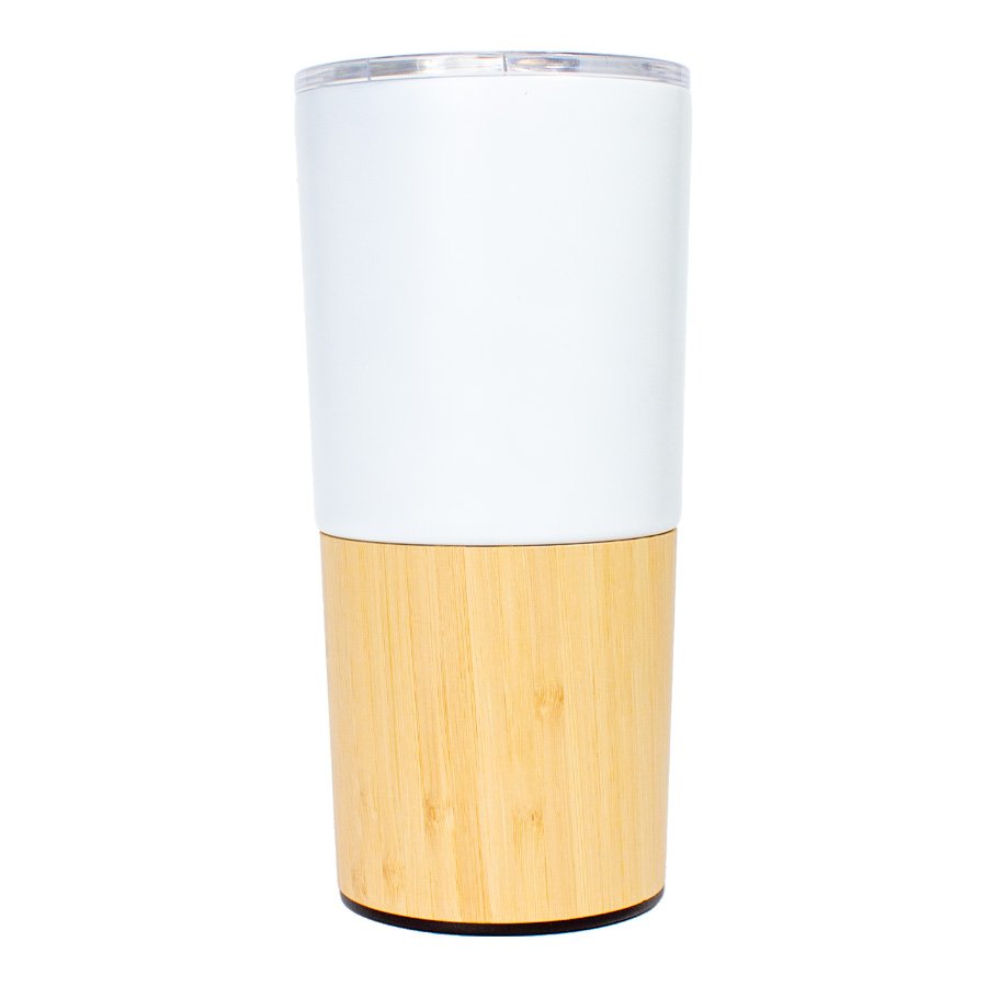 Mug metálico/bamboo «AURUS» 500cc — vista 2 · GF Group