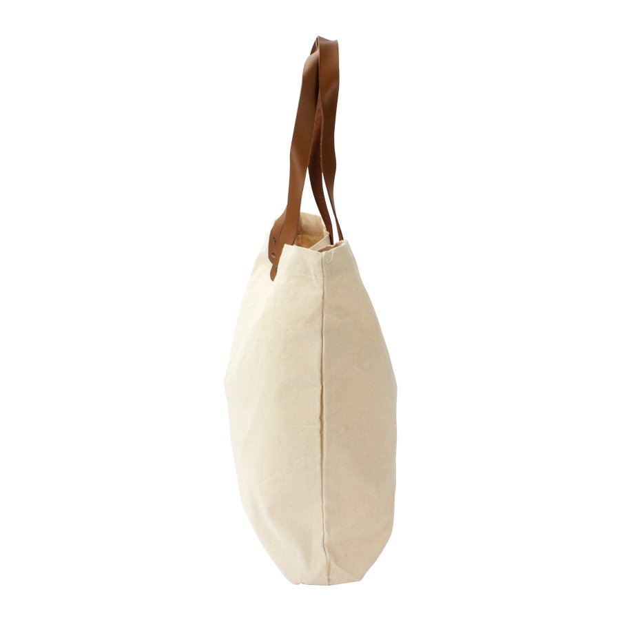 Bolsa de Compras 10oz Canvas asas Cuero — vista 4 · GF Group
