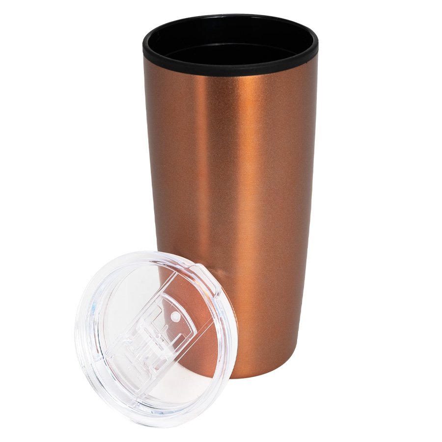 Mug metálico encobrizado 600cc — vista 4 · GF Group