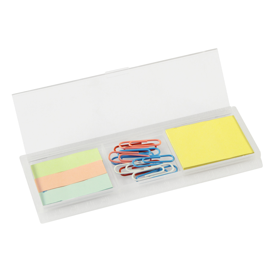 Porta Notas Adhesivas con Clips — Oficina y escritura · GF Group