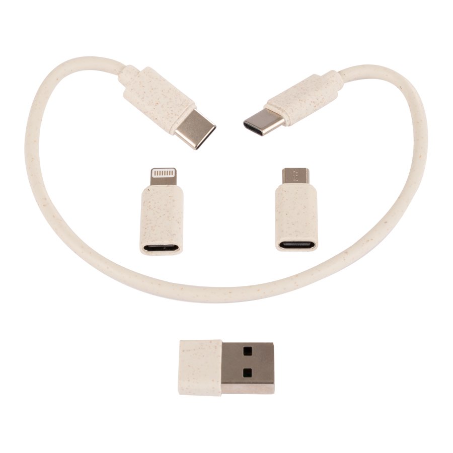 Connect Multicargador 6 en 1 de Bamboo y Trigo. — vista 5 · GF Group
