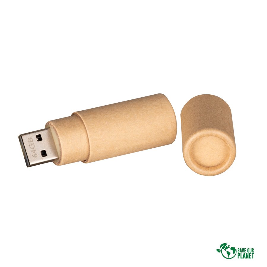 USB Pendrive Ecológico 64GB de Cartón · GF Group