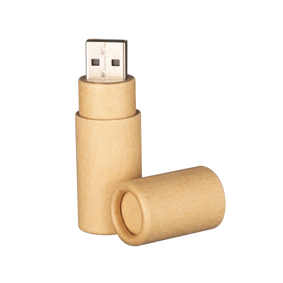 USB Pendrive Ecológico 64GB de Cartón — vista 3 · GF Group