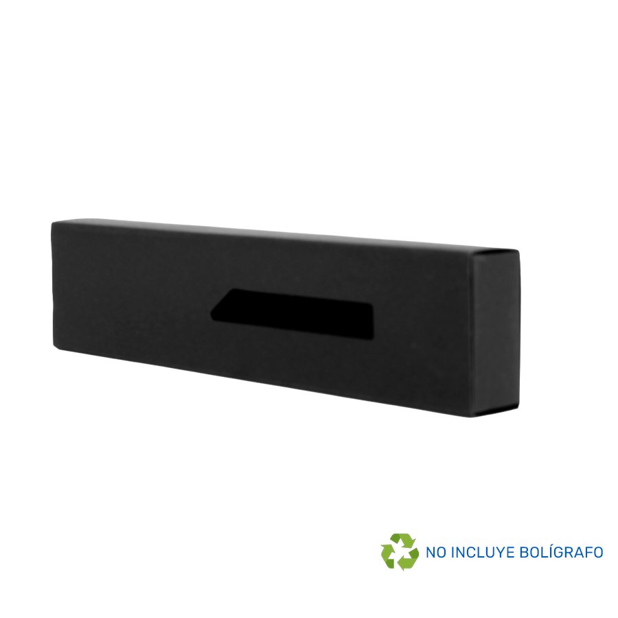 Estuche Porta-Lápiz o Bolígrafo, en cartón negro. — vista 2 · GF Group
