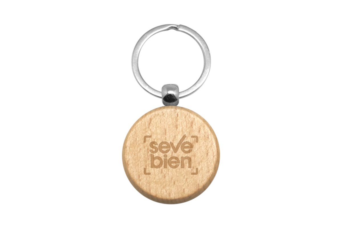 Llavero de Madera "Rubí" — vista 2 · GF Group