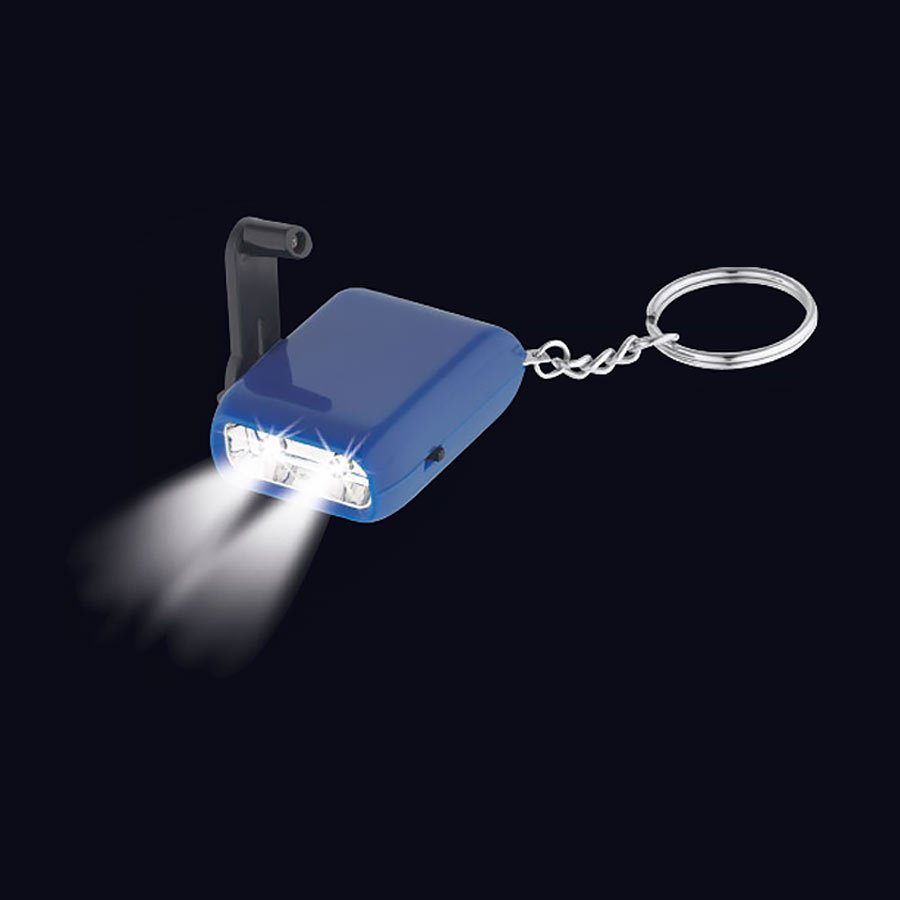 Llavero-Linterna LED Dínamo — vista 2 · GF Group