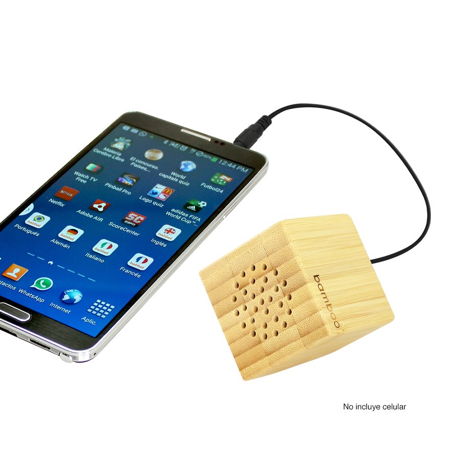 USB Parlante de Bamboo — vista 4 · GF Group