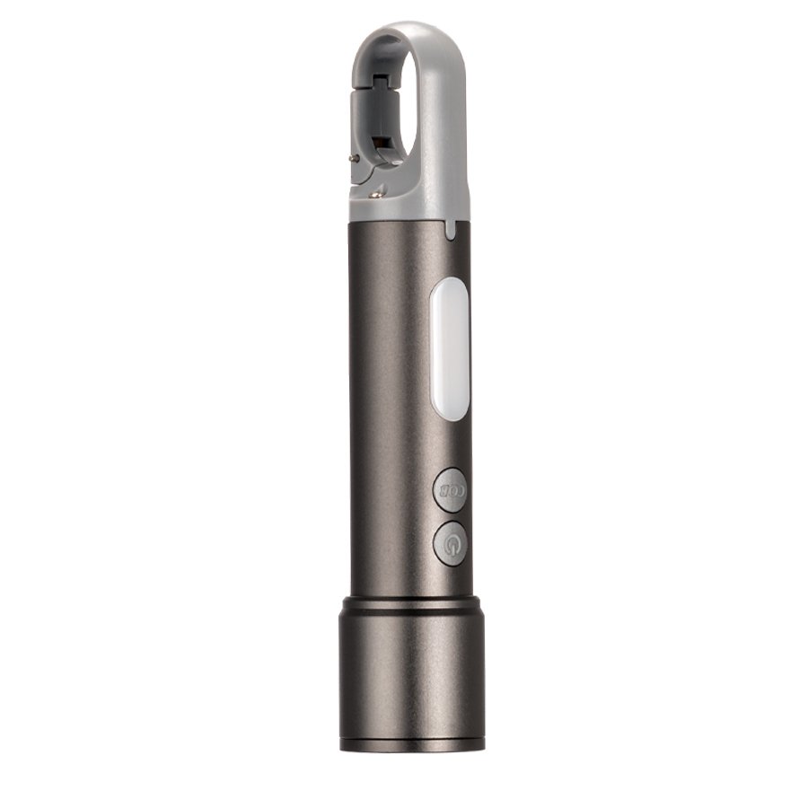 USB Linterna Táctica y lámpara recargable «HOOK» 15-en-1 — vista 2 · GF Group