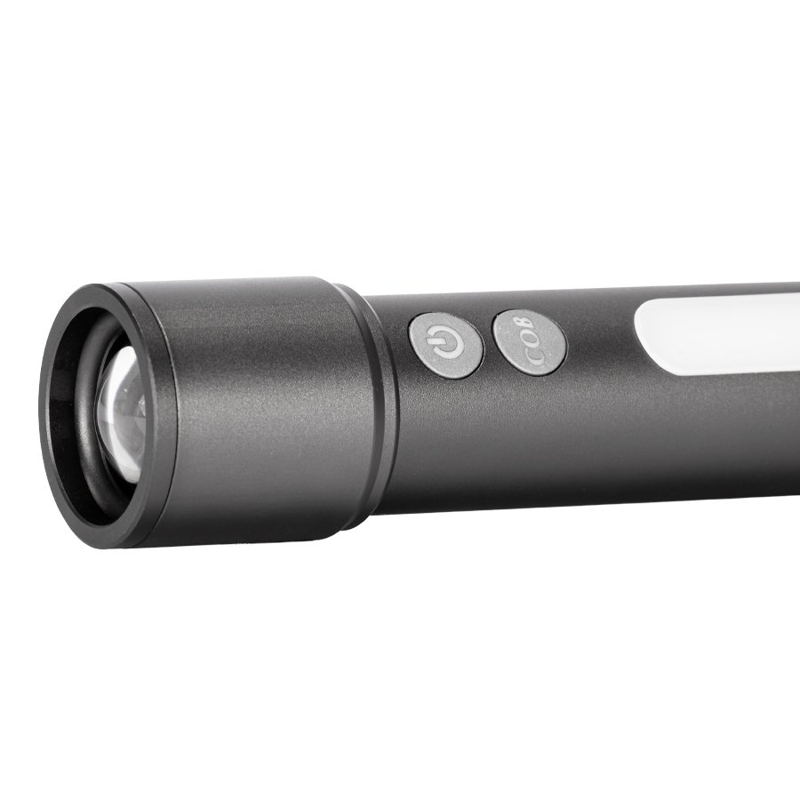 USB Linterna Táctica y lámpara recargable «HOOK» 15-en-1 — vista 4 · GF Group