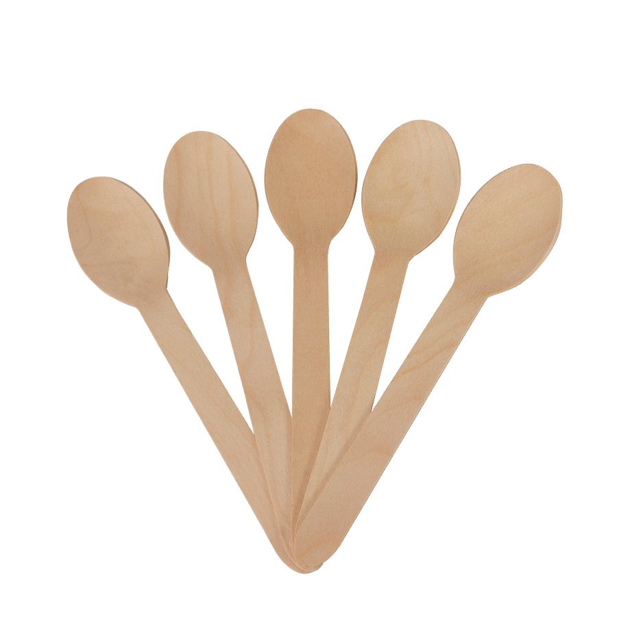 Bolsa con 100 cucharas de madera de Abedul — vista 3 · GF Group