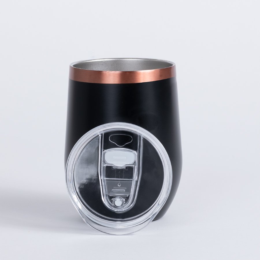 Vaso térmico negro/encobrizado «LEEDS» 350cc — vista 3 · GF Group