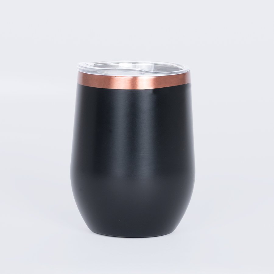 Vaso térmico negro/encobrizado «LEEDS» 350cc — vista 2 · GF Group