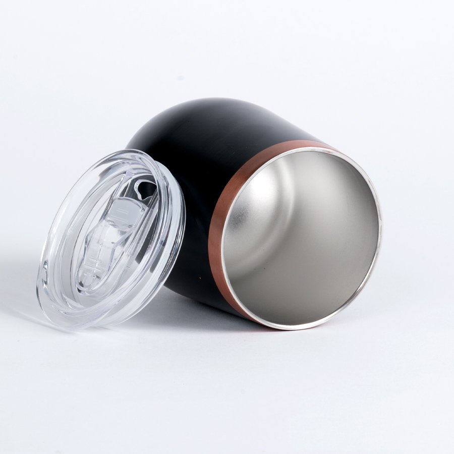 Vaso térmico negro/encobrizado «LEEDS» 350cc — vista 4 · GF Group