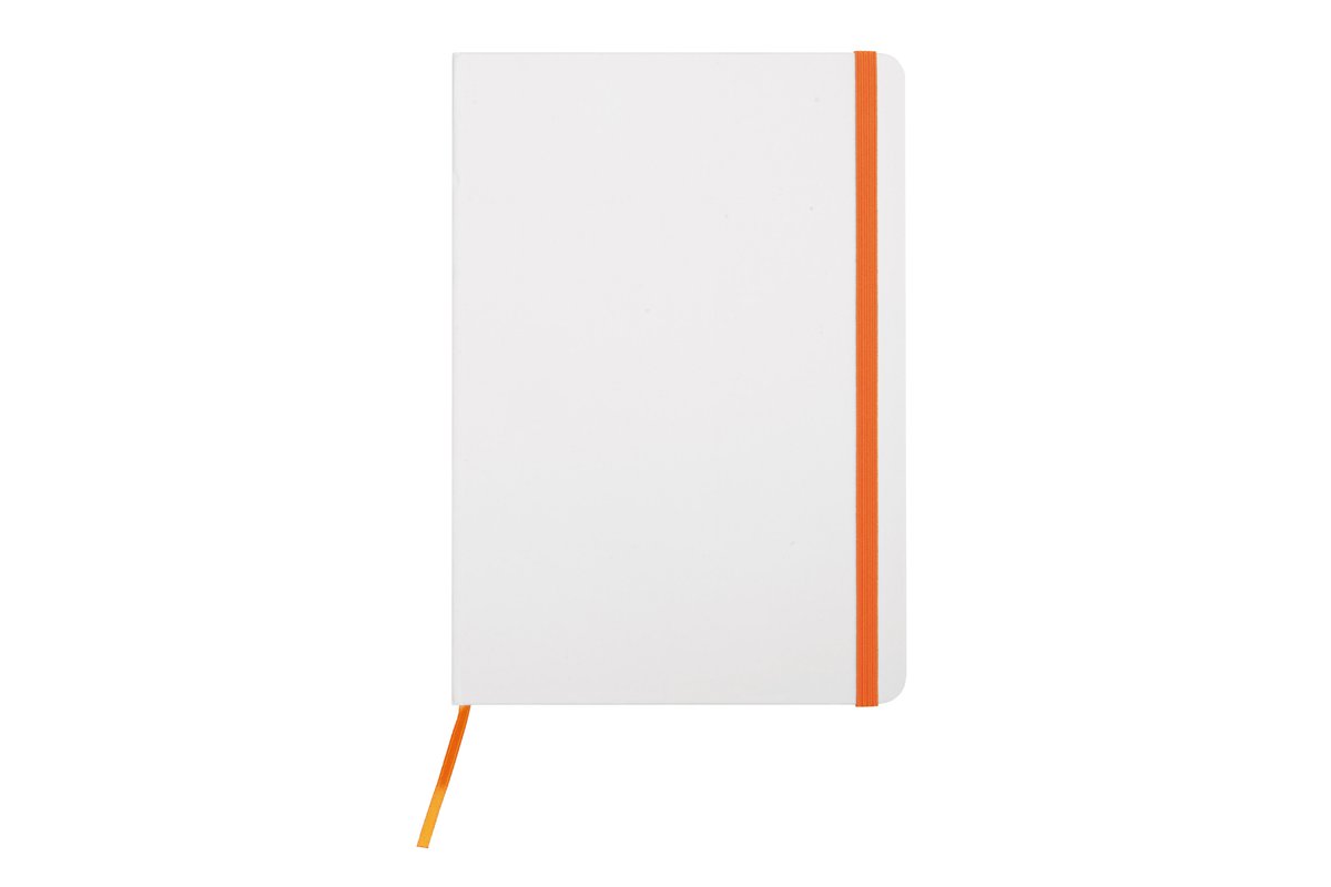 Libreta mediana “White” — vista 6 · GF Group