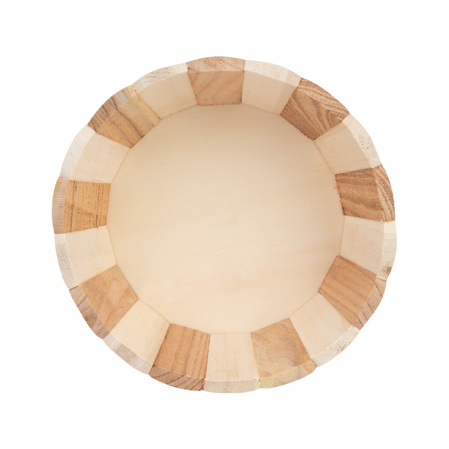 Canasto redondo de Madera — vista 3 · GF Group