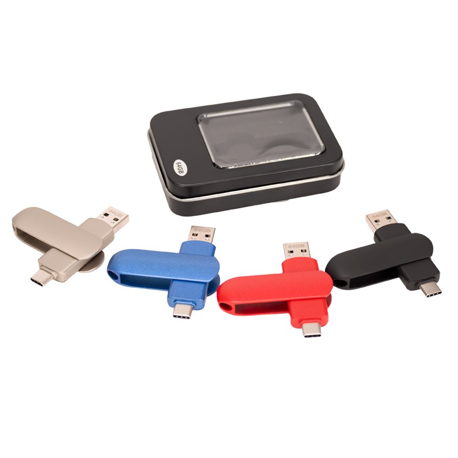 Pendrive giro OTG USB 3.0 / Type C, 64GB · GF Group
