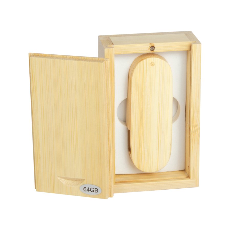 USB Pendrive 64GB de Bamboo — vista 2 · GF Group