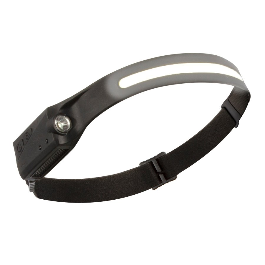 USB Linterna LED cabeza con Súper-Brillo — vista 2 · GF Group