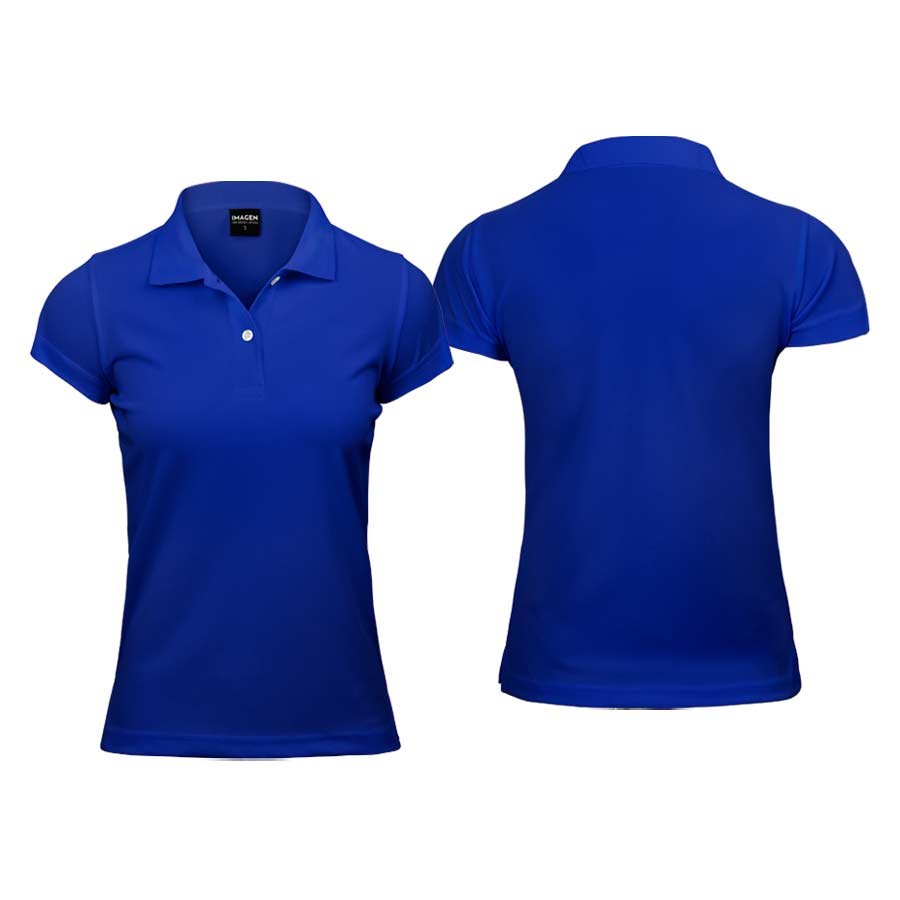 Polera Poliéster Mujer con Cuello — vista 3 · GF Group