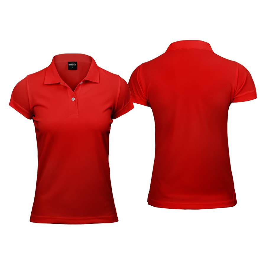 Polera Poliéster Mujer con Cuello — vista 4 · GF Group