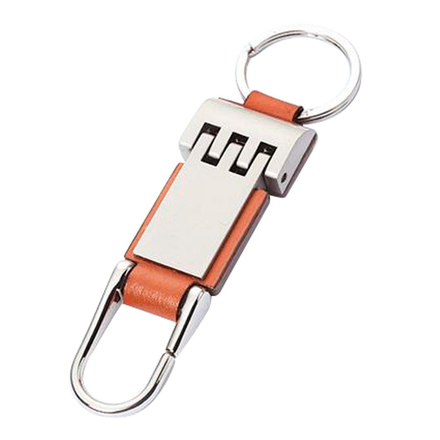 Llavero de Metal Eco-Cuero Premium · GF Group