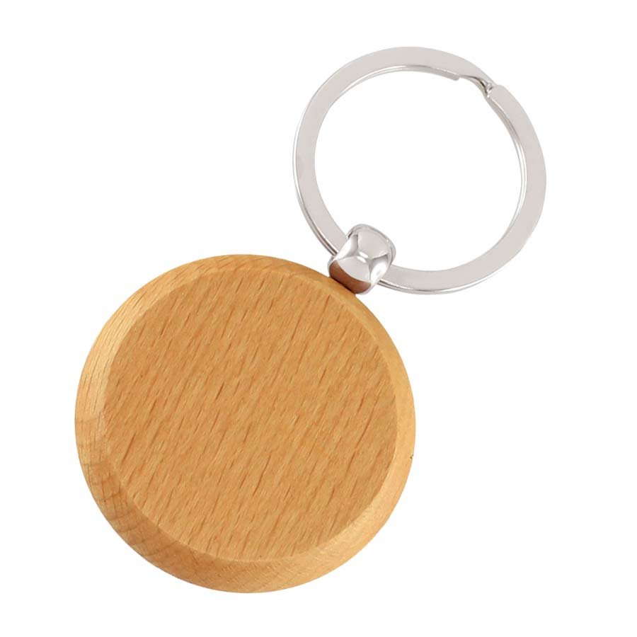 Llavero Redondo de Madera — vista 2 · GF Group
