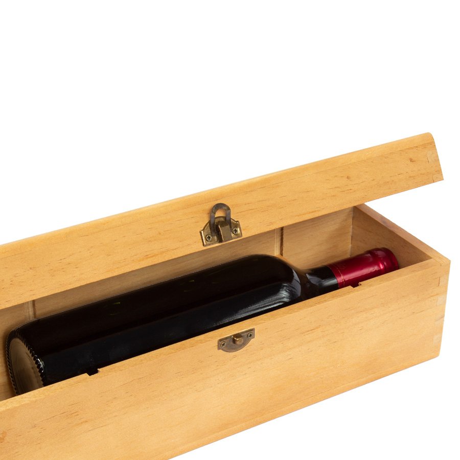 Caja de Madera Natural para Vino — vista 5 · GF Group