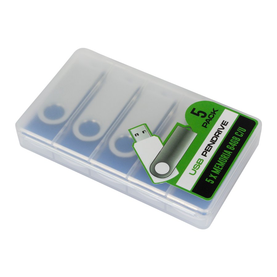 Set 5 USB Pendrive 64GB — vista 5 · GF Group