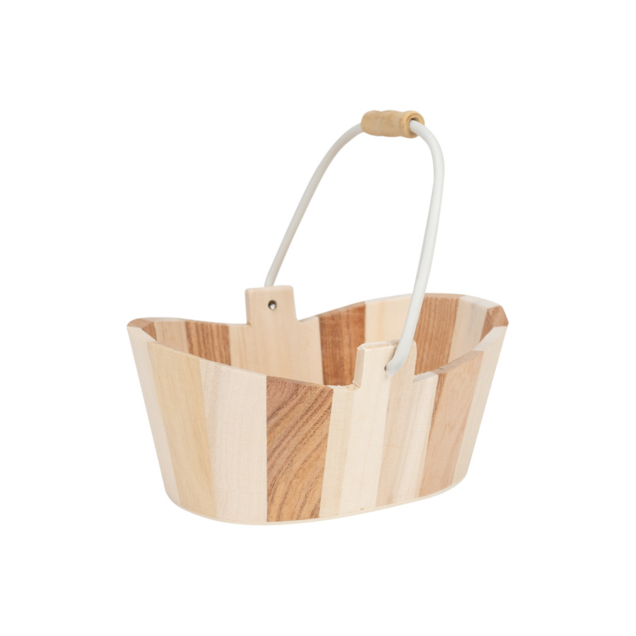 Canasto ovalado de Madera — Hogar y outdoor · GF Group
