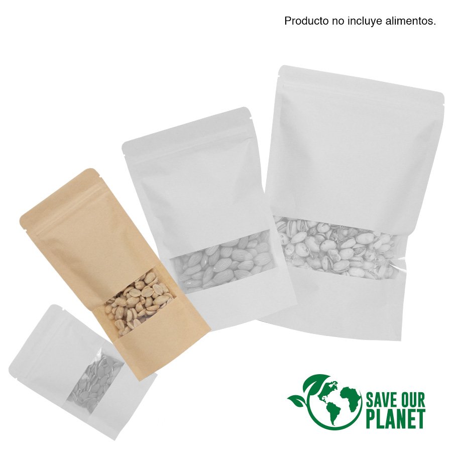 Bolsa doypack 250ml de papel kraft, para Alimentos · GF Group