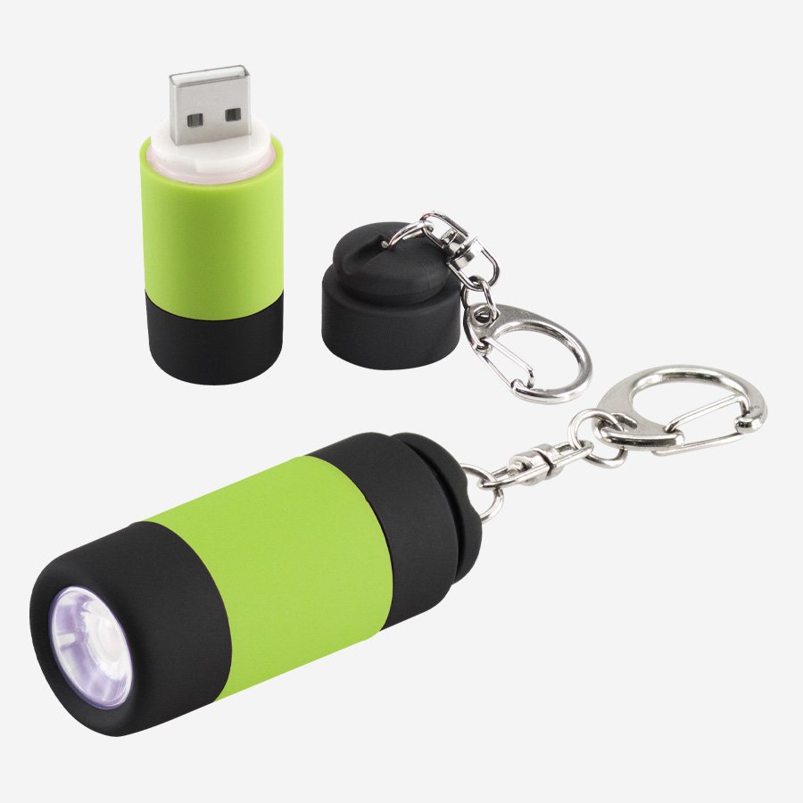 Llavero-Linterna LED Cargador USB — vista 4 · GF Group