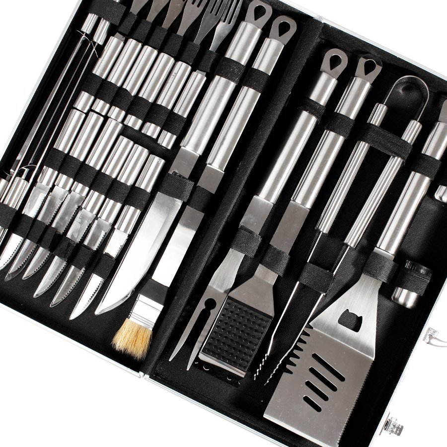 Deluxe BBQ Set Metálico de 24 piezas — vista 5 · GF Group