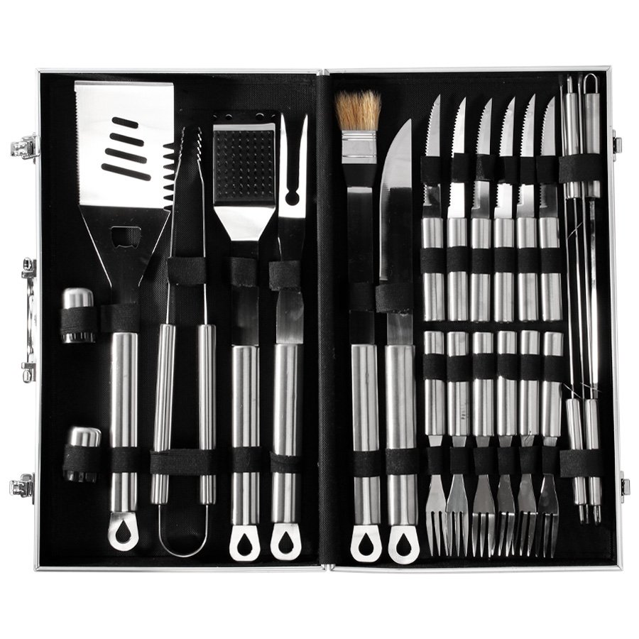Deluxe BBQ Set Metálico de 24 piezas — vista 6 · GF Group