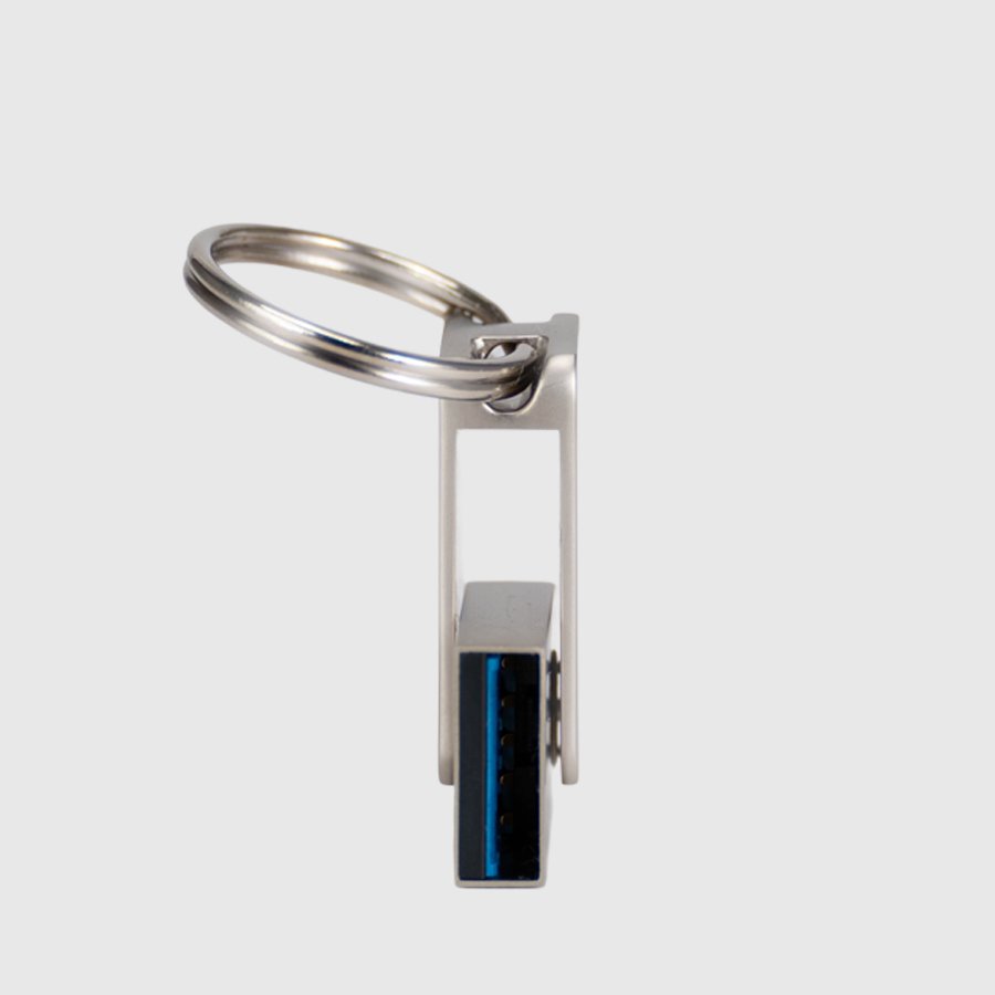 USB 3.0 Mini-Pendrive «Giro» de Acero inoxidable 16GB — vista 3 · GF Group