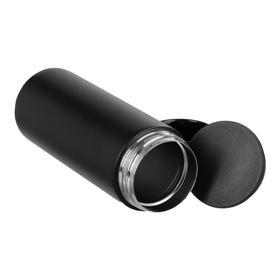 Termo doble pared de acero, con termómetro digital «SMART LID», 480cc — vista 4 · GF Group
