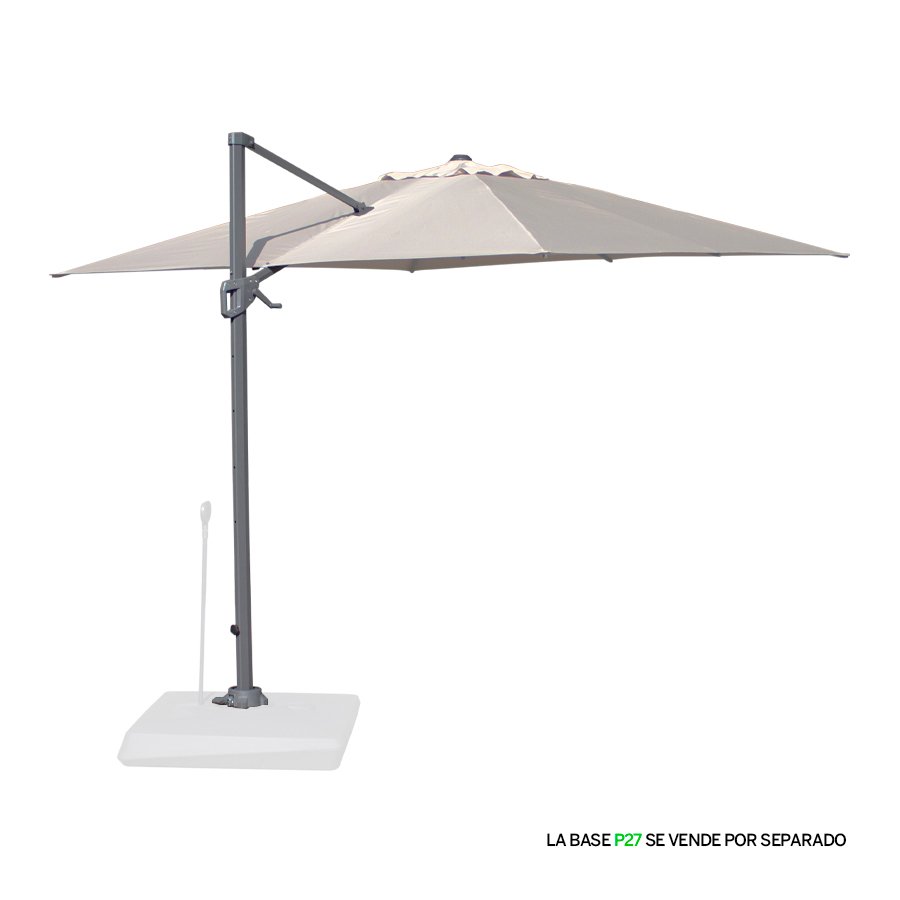 Quitasol lateral 3x3M — vista 2 · GF Group