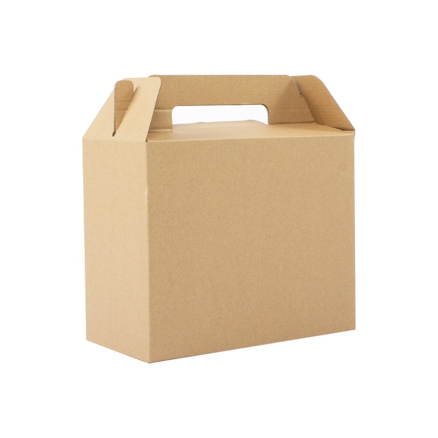Caja autoarmable con asas, 25x20x12 cm — vista 4 · GF Group