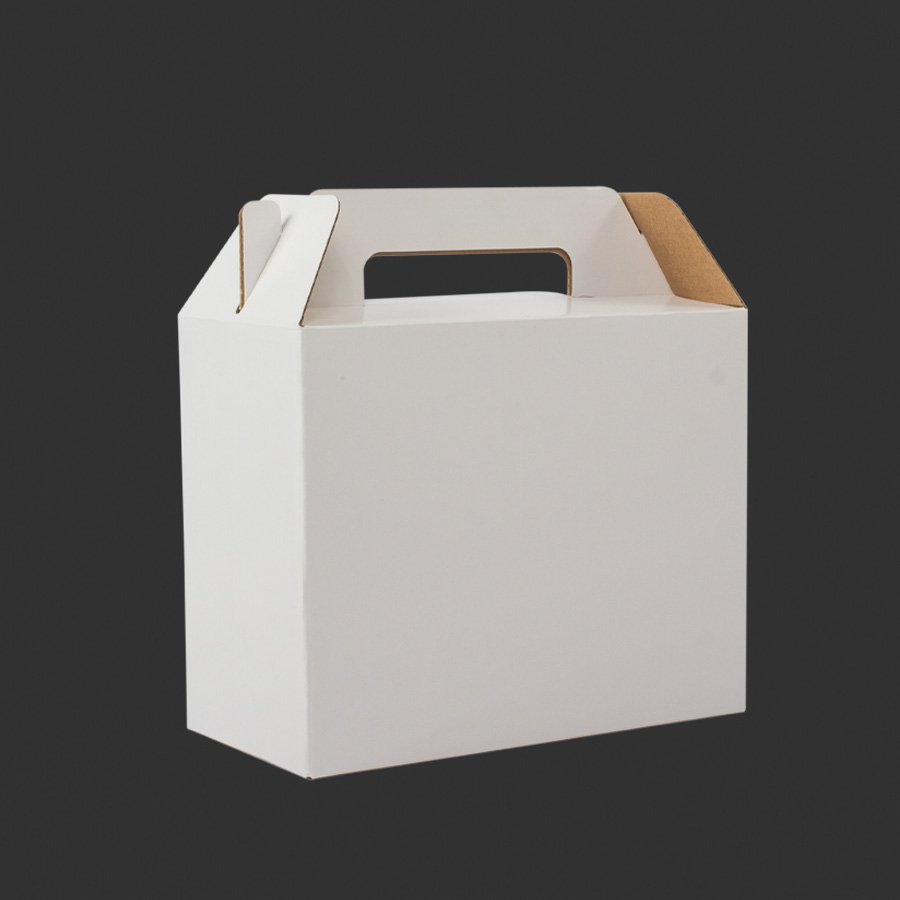 Caja autoarmable con asas, 25x20x12 cm — vista 3 · GF Group