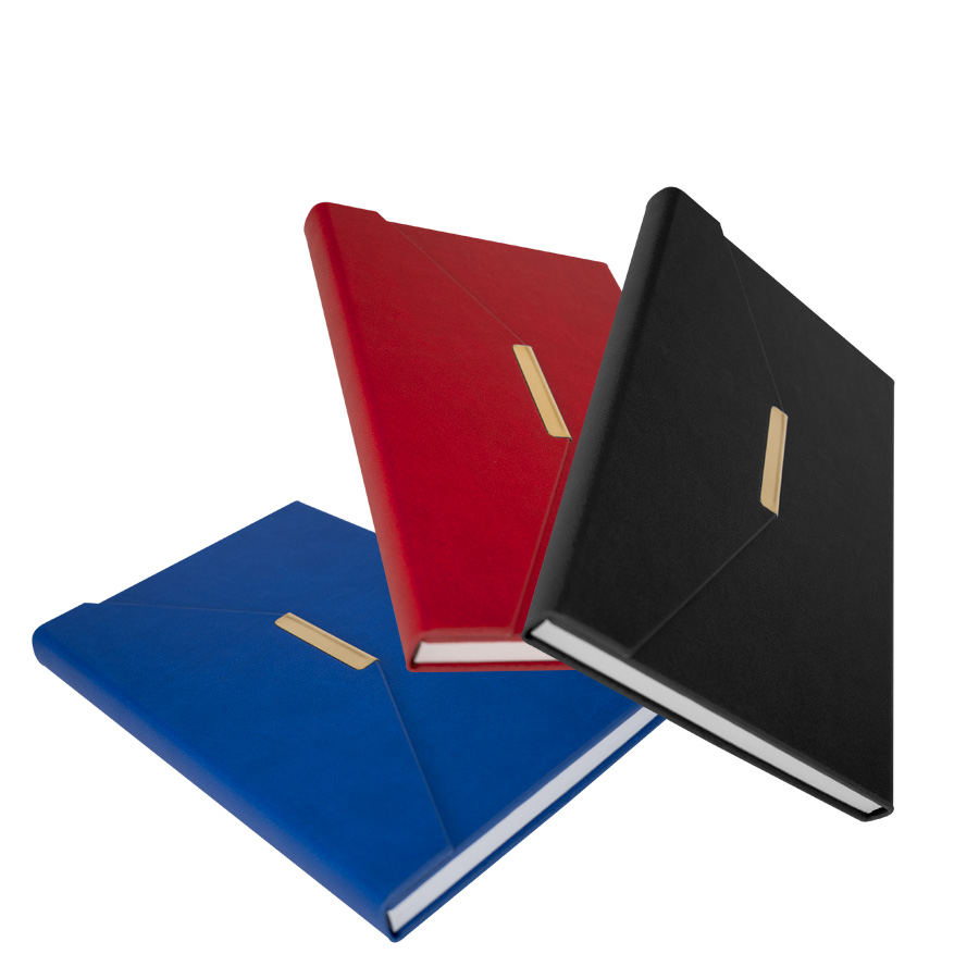 Deluxe Cuaderno de PU-eco-cuero con cierre imantado «ENVELOPE»