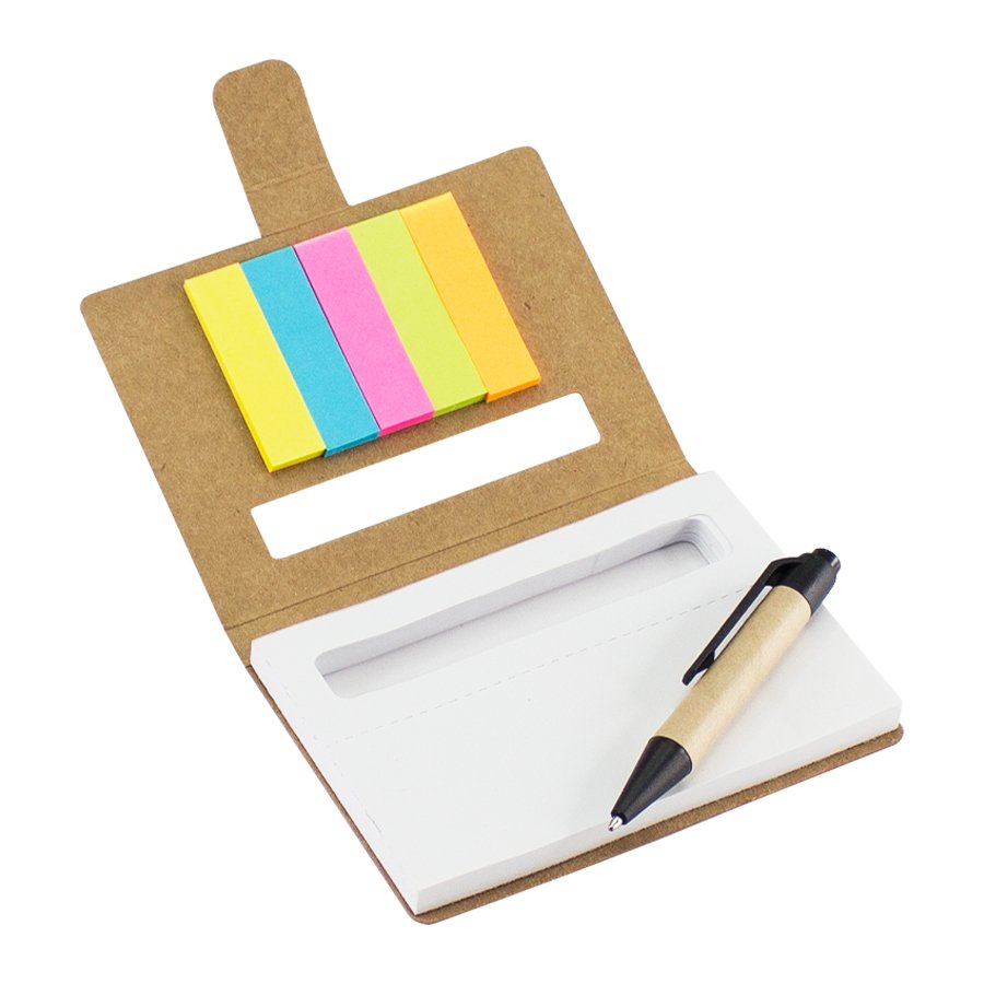 Memo Set Ecológico con Bolígrafo — vista 2 · GF Group