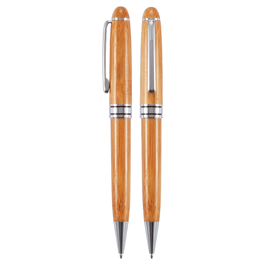 Set Bolígrafo Estuche de Bamboo — vista 2 · GF Group