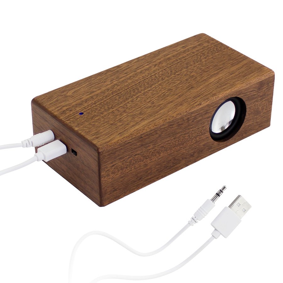 Parlante Grande Inducción Madera Nogal — vista 5 · GF Group