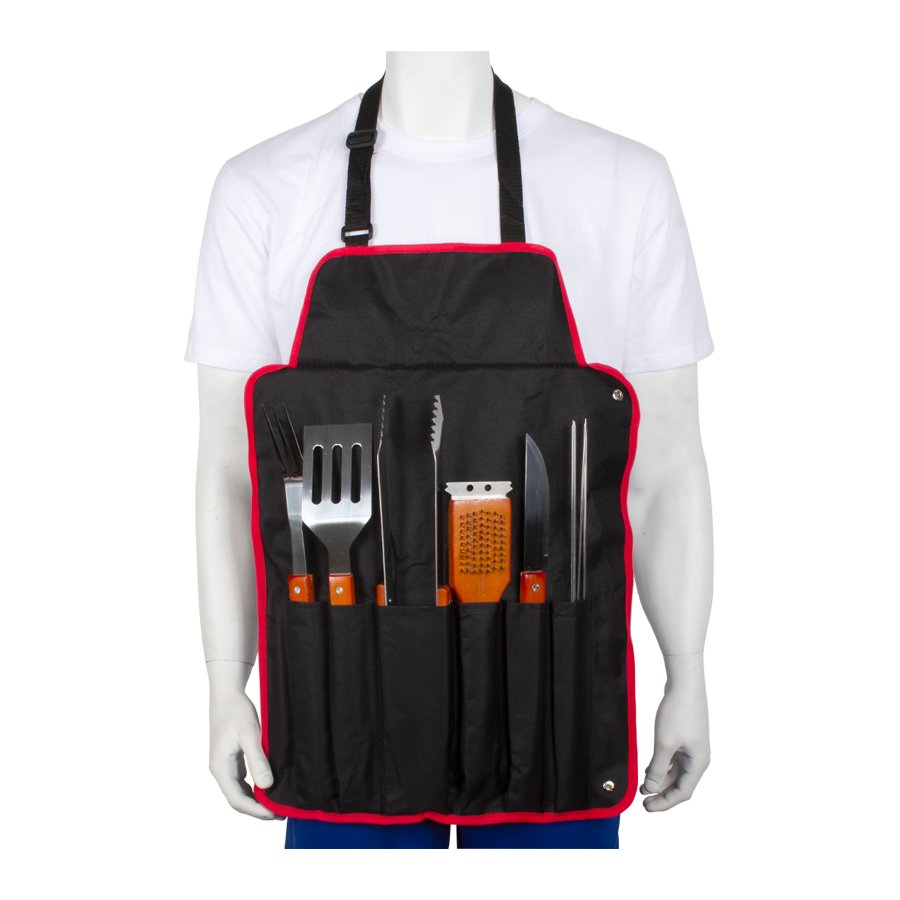 Delantal BBQ con 9 Herramientas — vista 3 · GF Group