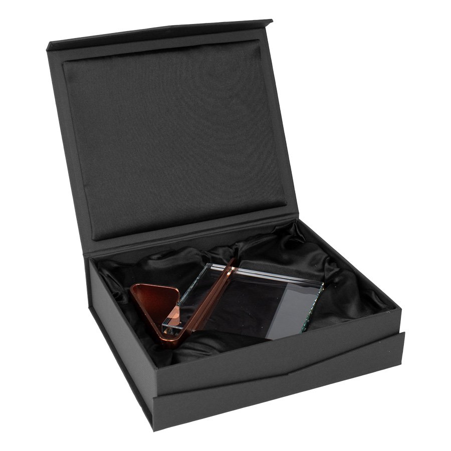 Trofeo Galvano Encobrizado de Cristal «Claim» — vista 3 · GF Group
