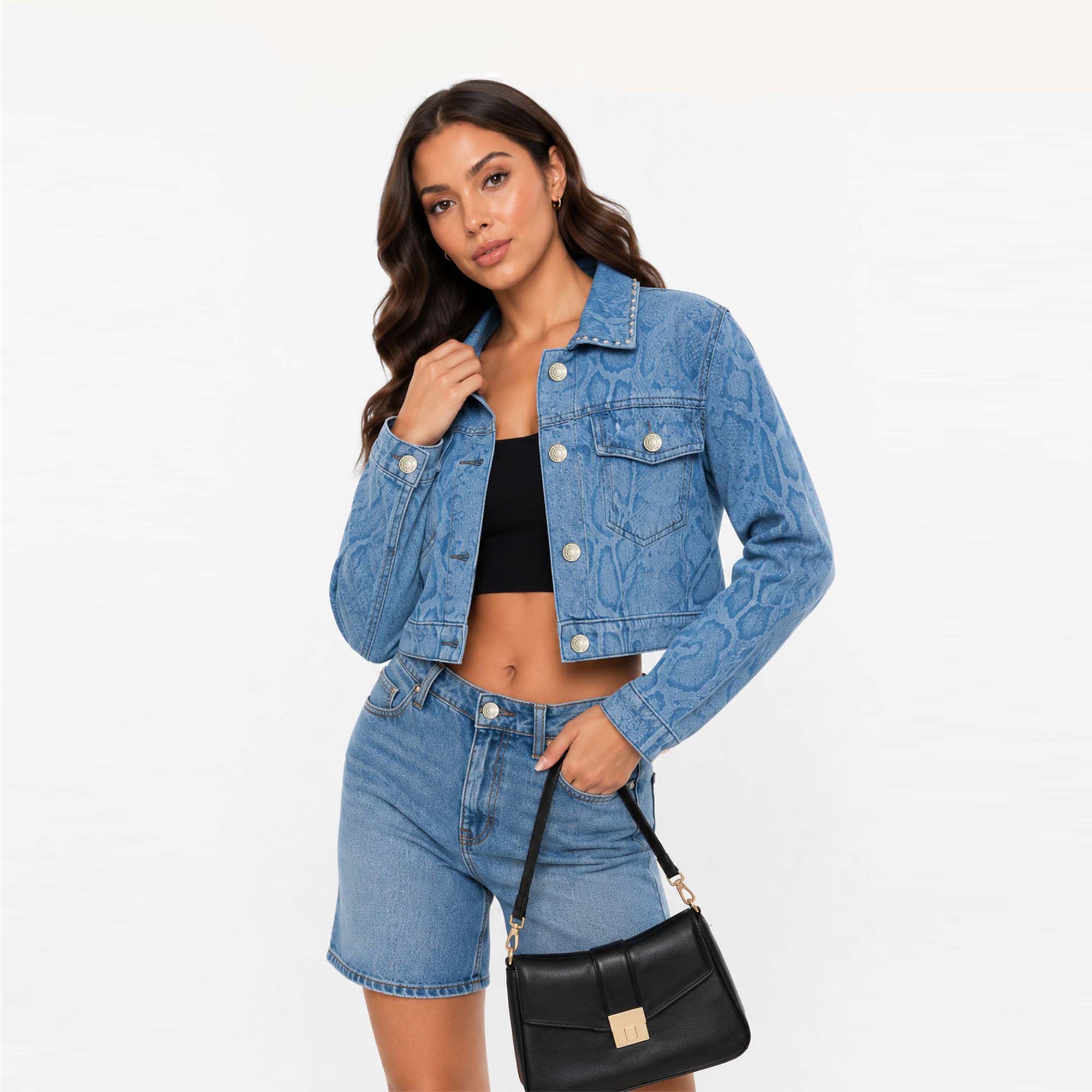 Casaca Crop Mariana